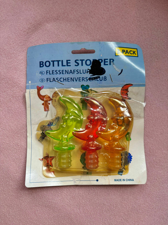1990s Crescent Moon Bottle Stoppers