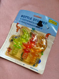1990s Crescent Moon Bottle Stoppers