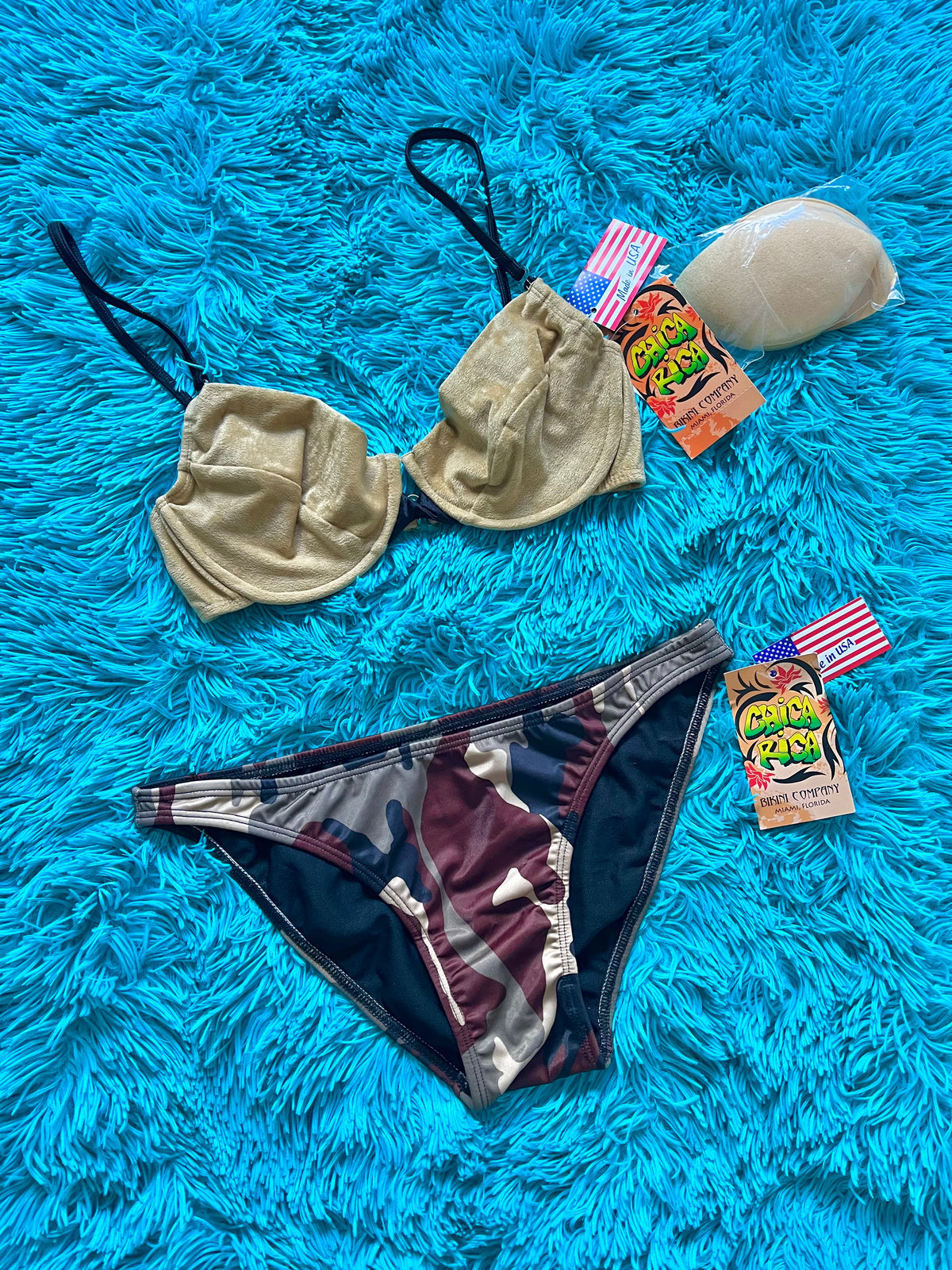 Deadstock Camouflage bikini