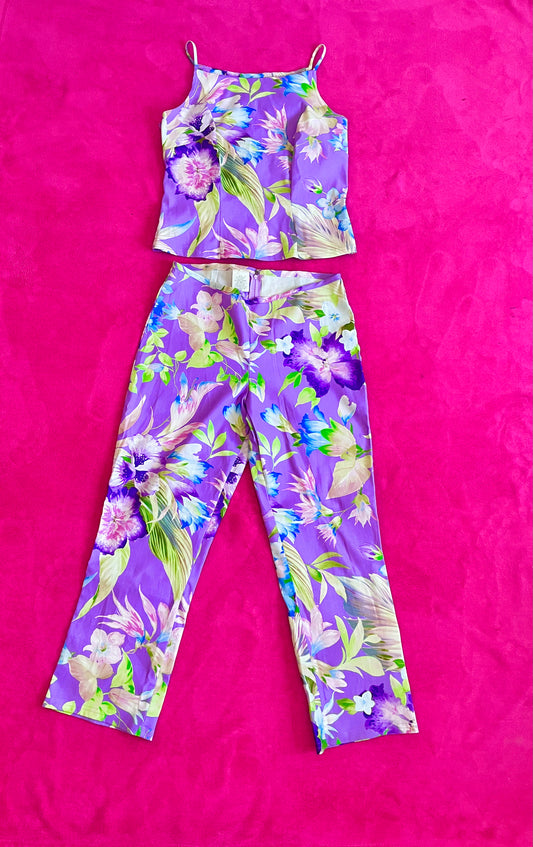 Purple Floral Set