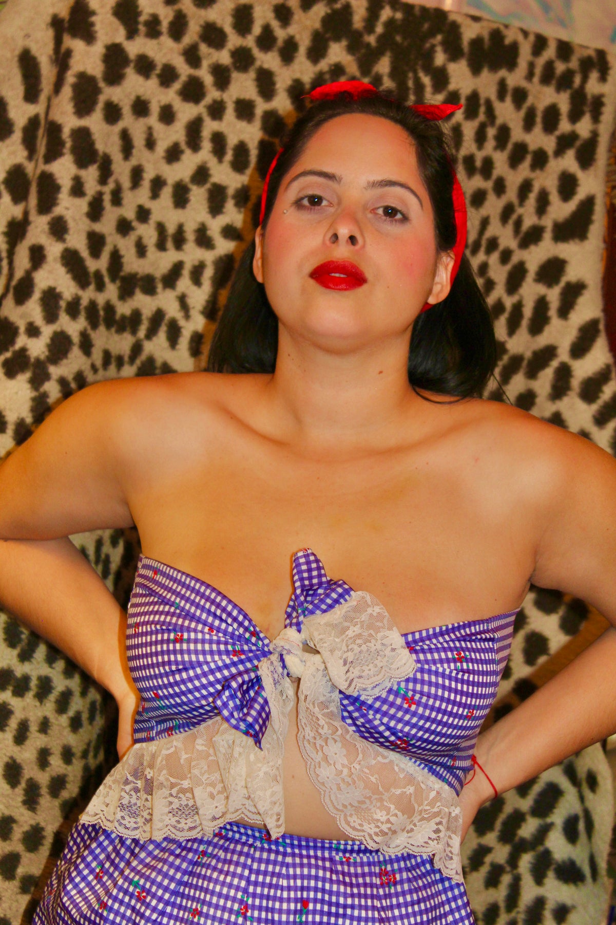 GV Reworked Gingham Set