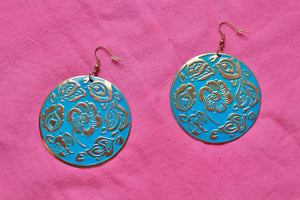 Blue Disco hoops