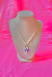 Betty Boop Purple Necklace
